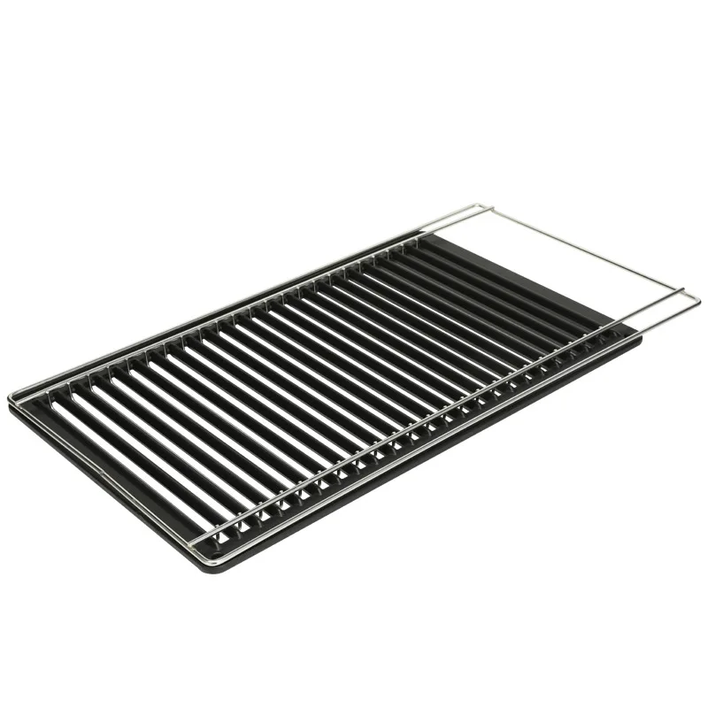 Steak pan for universal steaming oven Striped pan GN1/1 rectangular 530 * 325 double-sided steak pan
Steak pan for universal steaming oven Striped pan GN1/1 rectangular 530 * 325 double-sided steak pan