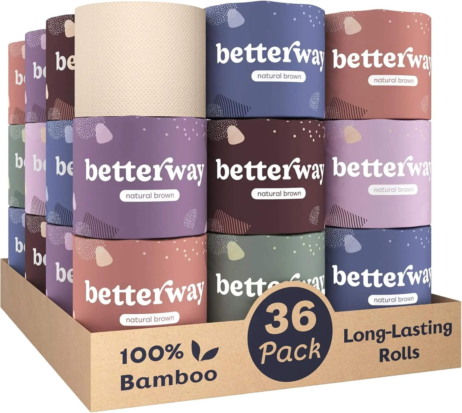 Unbleached Bamboo Toilet Paper Rolls - 3 Ply Soft Tissue - 36 Long-Lasting Rolls, 360 Sheets Each - Septic Safe, Lint-Free Bath
Unbleached Bamboo Toilet Paper Rolls - 3 Ply Soft Tissue - 36 Long-Lasting Rolls, 360 Sheets Each - Septic Safe, Lint-Free Bath