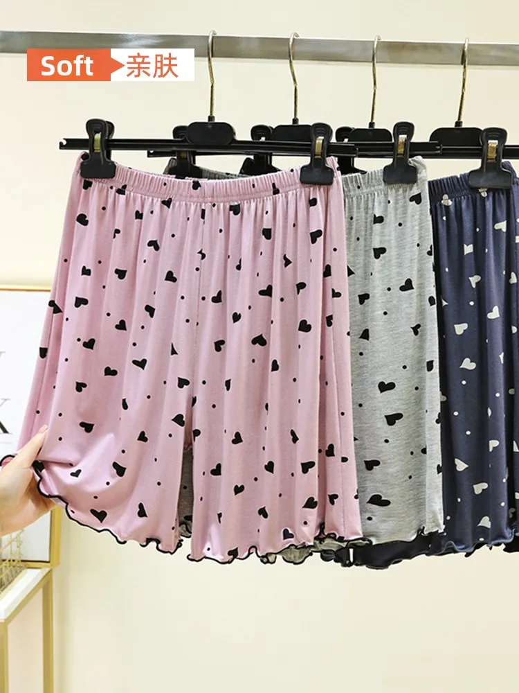 Modal Loose Fit Short Pants Women's Summer Thin High Waist Home Pants plus Size Sleepwear Casual Five-Quarter Comfortable Briefs
Modal Loose Fit Short Pants Women's Summer Thin High Waist Home Pants plus Size Sleepwear Casual Five-Quarter Comfortable Briefs