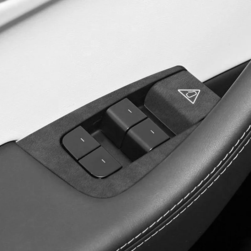 For Tesla Model Y (2025-) Car Window Control Panel Button Trim StickerMade of Alcantara Interior Accessories
For Tesla Model Y (2025-) Car Window Control Panel Button Trim StickerMade of Alcantara Interior Accessories