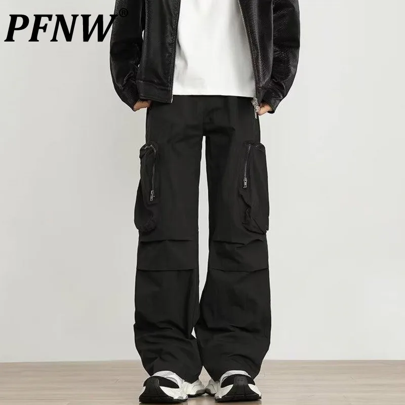 PFNW Functional Design Men's Casual Pants Three-dimensional Multi-pocket Loose Solid Color Straight Wide Leg Male Bottom 12C1068
PFNW Functional Design Men's Casual Pants Three-dimensional Multi-pocket Loose Solid Color Straight Wide Leg Male Bottom 12C1068
