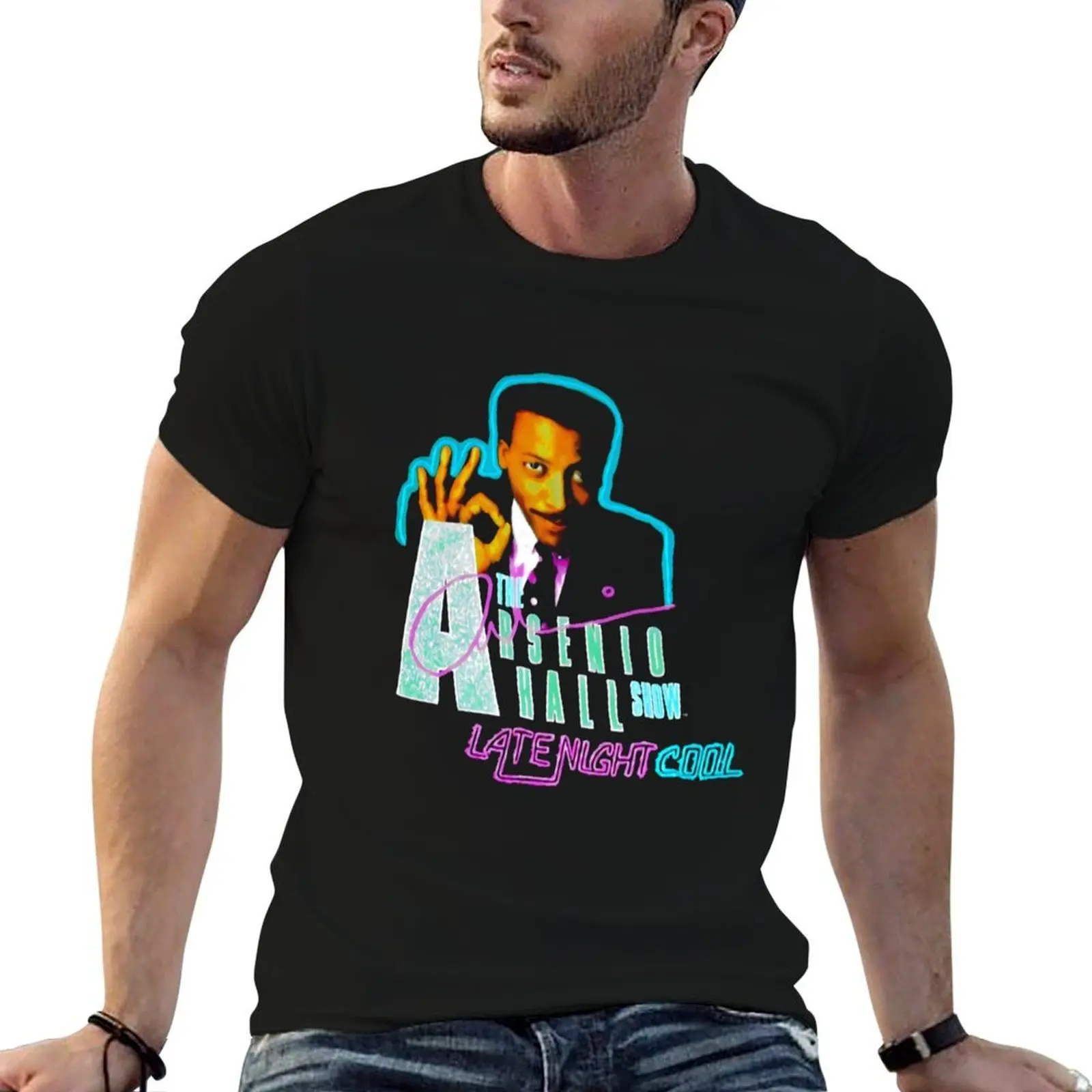 1990 The Arsenio Hall Show Rare Vintage Late Night T-Shirt t shirts designer mens graphic t shirts T-Shirt
1990 The Arsenio Hall Show Rare Vintage Late Night T-Shirt t shirts designer mens graphic t shirts T-Shirt