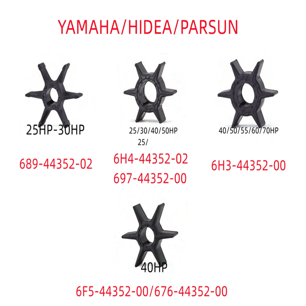 Boat Engine Water Pump Impeller for Yamaha25HP30HP40HP50HP55HP60HP70HP Outboard Motor 689-44352-02 6H4-44352-02/ 697-44352-00
Boat Engine Water Pump Impeller for Yamaha25HP30HP40HP50HP55HP60HP70HP Outboard Motor 689-44352-02 6H4-44352-02/ 697-44352-00