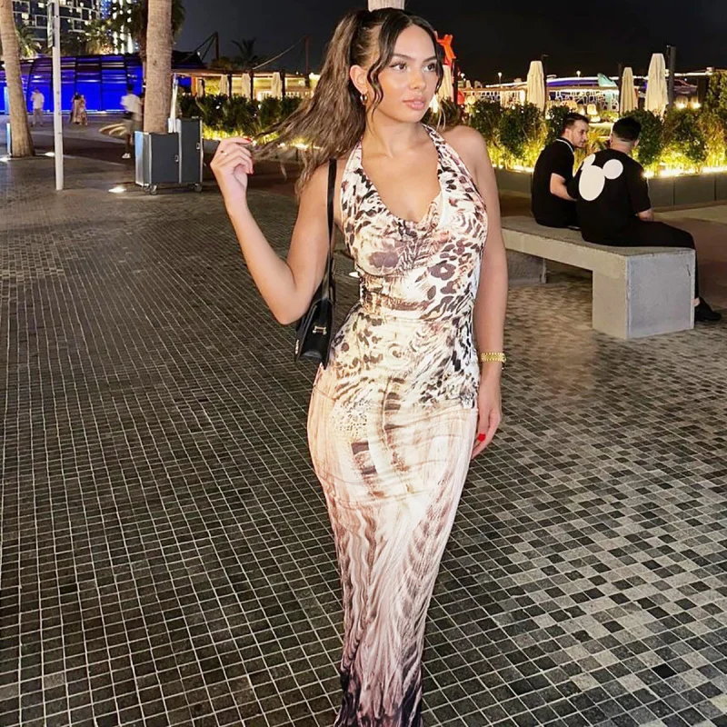 New Autumn Fashion Printed Sexy Backless Slim Fit Lace Up Dress For Women'S Clothing
New Autumn Fashion Printed Sexy Backless Slim Fit Lace Up Dress For Women'S Clothing