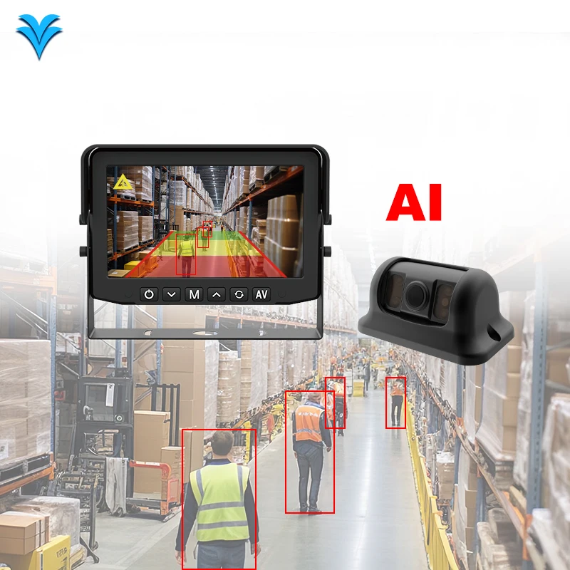 MCY AI Camera Forklift Proximity Warning Alert Heavy Duty Equipment Rear View Backup Camera System for Forklift
MCY AI Camera Forklift Proximity Warning Alert Heavy Duty Equipment Rear View Backup Camera System for Forklift
