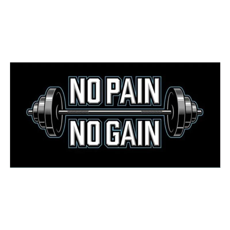 No Pain No Gain Gym Barbell Sport Bath Towel Workout and Fitness Train Motivation Quote Towels for Men Adult Large Lightweight
No Pain No Gain Gym Barbell Sport Bath Towel Workout and Fitness Train Motivation Quote Towels for Men Adult Large Lightweight
