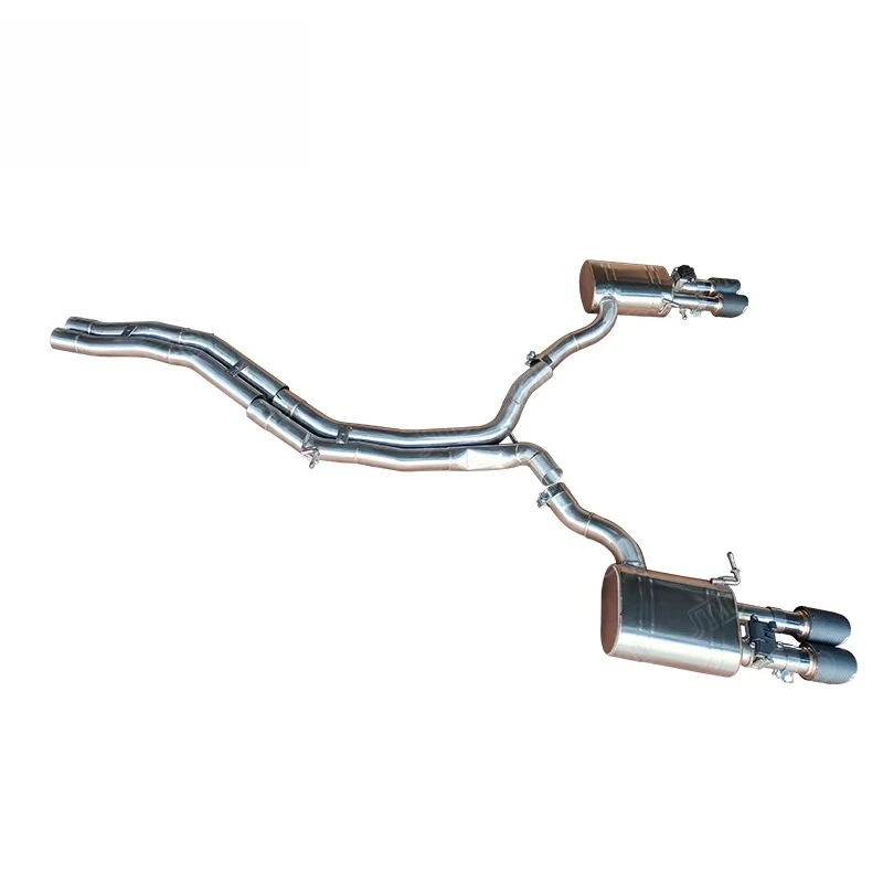 High Flow Performance Racing 304 Stainless Steel Catback Exhaust with Carbon Fiber Tips for RS5 2.9T 2024
High Flow Performance Racing 304 Stainless Steel Catback Exhaust with Carbon Fiber Tips for RS5 2.9T 2024