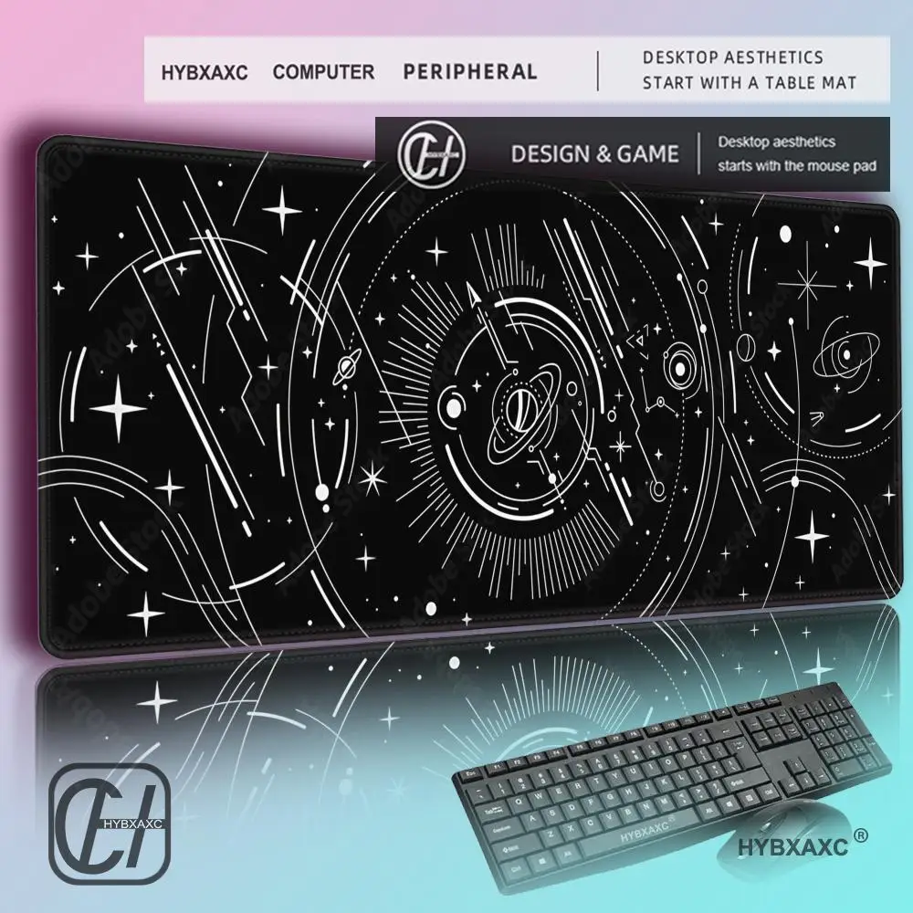 Kawaii Laptop Carpet Large Mouse Pad Space Black and White Gamer Deskmat Office Keyboard Mouse Mats Gaming Accessories HYBXAXC
Kawaii Laptop Carpet Large Mouse Pad Space Black and White Gamer Deskmat Office Keyboard Mouse Mats Gaming Accessories HYBXAXC