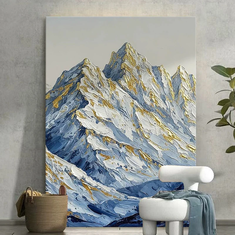 Wall Art Picture For Wall Decor Pure Hand Painted Gold Mountains Abstract Oil Painting On Canvas Mural For Living Room bedroom
Wall Art Picture For Wall Decor Pure Hand Painted Gold Mountains Abstract Oil Painting On Canvas Mural For Living Room bedroom