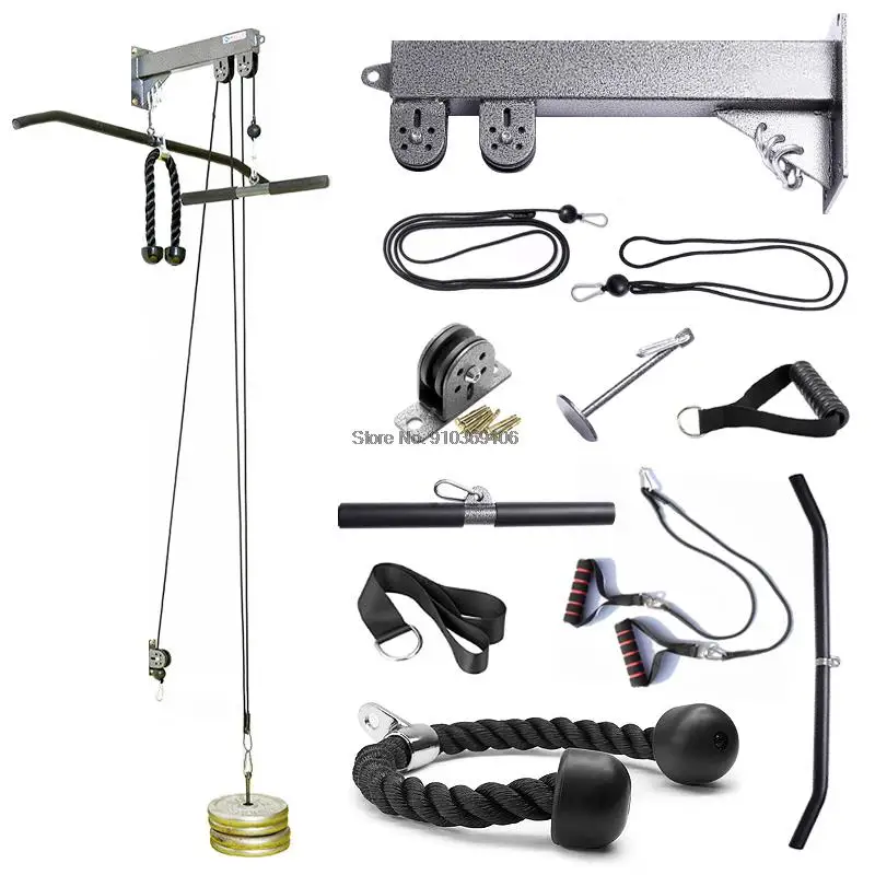 Fitness Pulley Cable Machine System Blaster Trainer Arm Biceps Triceps Strength Trainning Attachment Home Gym Workout Equipment
Fitness Pulley Cable Machine System Blaster Trainer Arm Biceps Triceps Strength Trainning Attachment Home Gym Workout Equipment