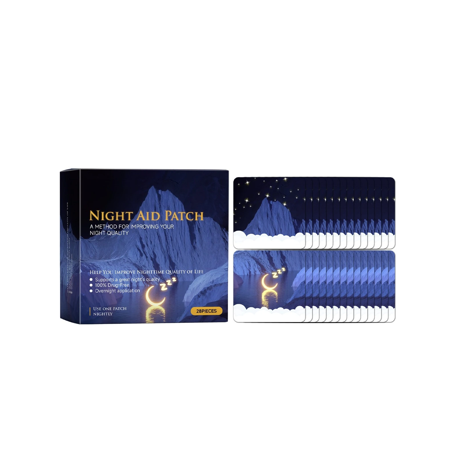 Sleep patch, herbal fresh fragrance relieves physical fatigue, falls asleep easily, and cares for sleep patch
Sleep patch, herbal fresh fragrance relieves physical fatigue, falls asleep easily, and cares for sleep patch