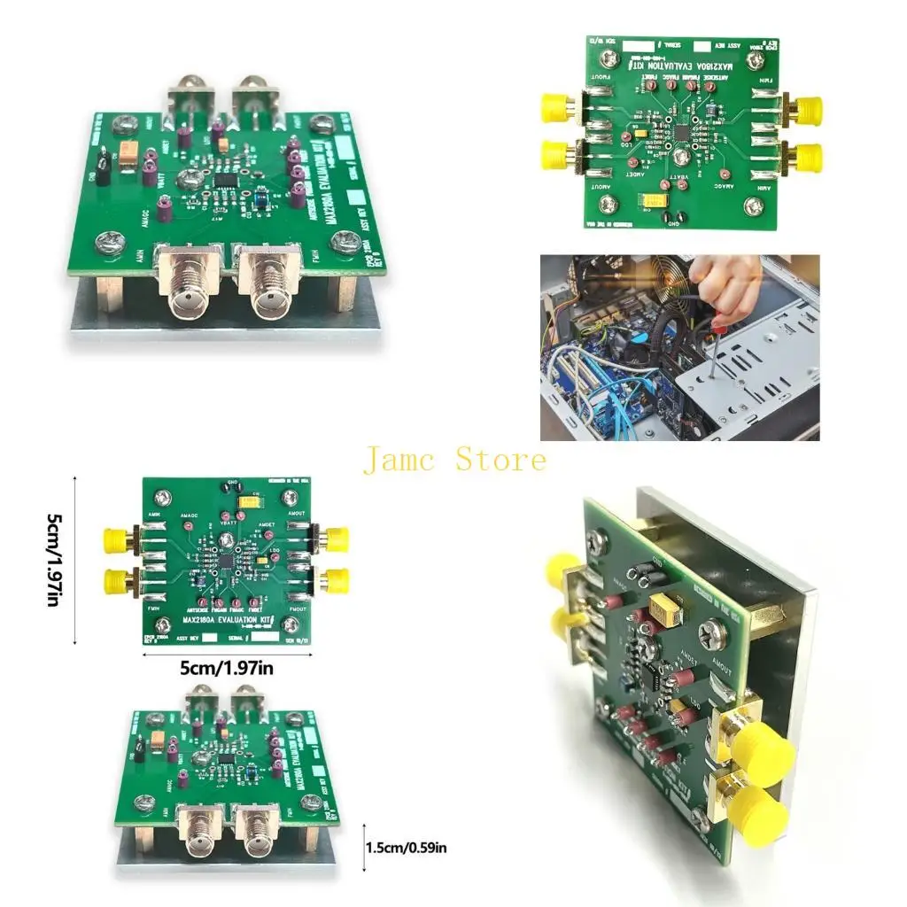 LX0B MAX2180A FM RF Development Board For Automotive Antennae Designing 6V To 24V
LX0B MAX2180A FM RF Development Board For Automotive Antennae Designing 6V To 24V