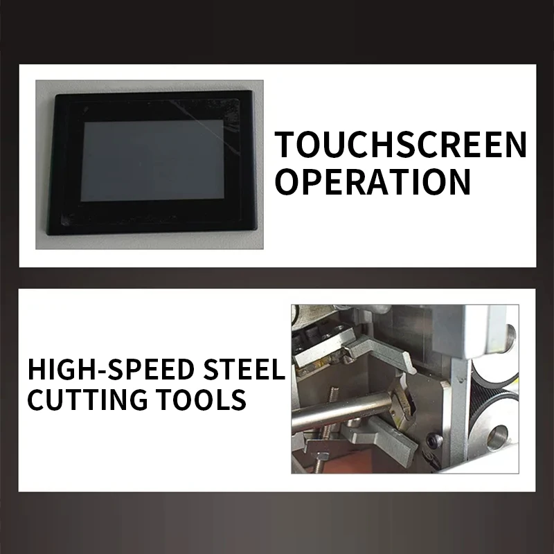 Automatic Computerized Wire Stripping Machine for Insulated Wires (Φ1–6 Mm) with Microcomputer Touchscreen Control
Automatic Computerized Wire Stripping Machine for Insulated Wires (Φ1–6 Mm) with Microcomputer Touchscreen Control