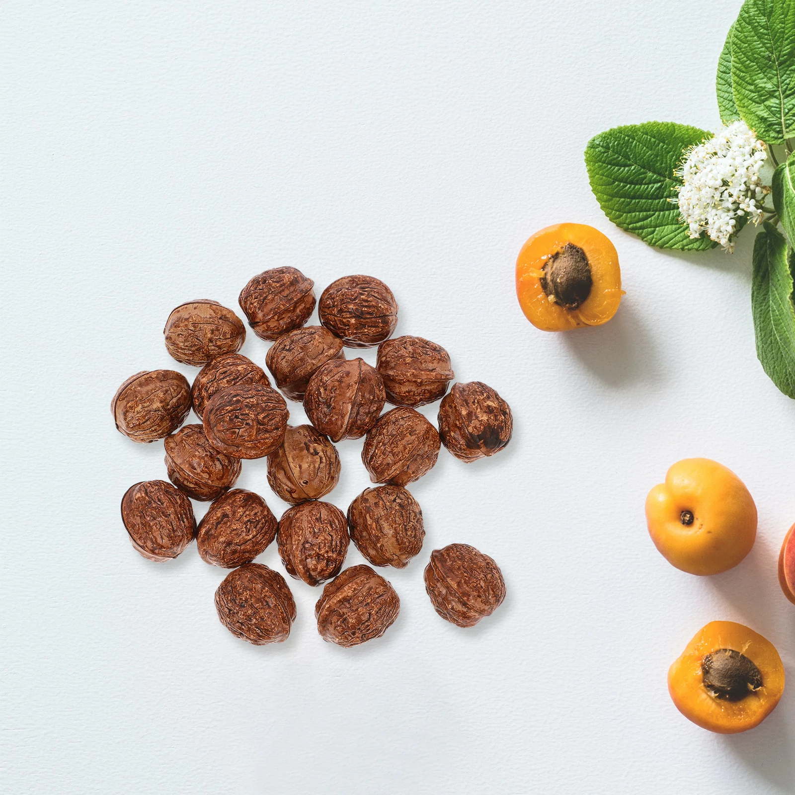 20Pcs Artificial Walnut Lifelike Nuts Decorations Kitchen Dining Table Fake Dried Fruit Display Home Ornaments
20Pcs Artificial Walnut Lifelike Nuts Decorations Kitchen Dining Table Fake Dried Fruit Display Home Ornaments