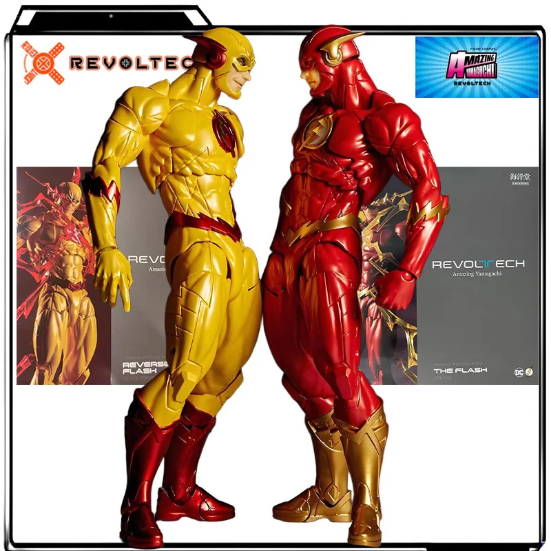 Kaiyodo Original AMAZING YAMAGUCHI Reverse-Flash&The Flash Anime Figures Toy for Boys Christmas Gift Collectible Model Ornaments
Kaiyodo Original AMAZING YAMAGUCHI Reverse-Flash&The Flash Anime Figures Toy for Boys Christmas Gift Collectible Model Ornaments