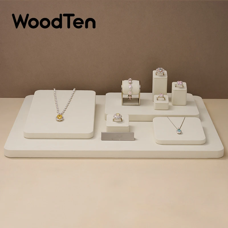 WoodTen Beige Jewelry Display Props Ring Necklace Bracelet Counter Accessory Display Stand Jewelry Display Rack Jewelry Tower
WoodTen Beige Jewelry Display Props Ring Necklace Bracelet Counter Accessory Display Stand Jewelry Display Rack Jewelry Tower