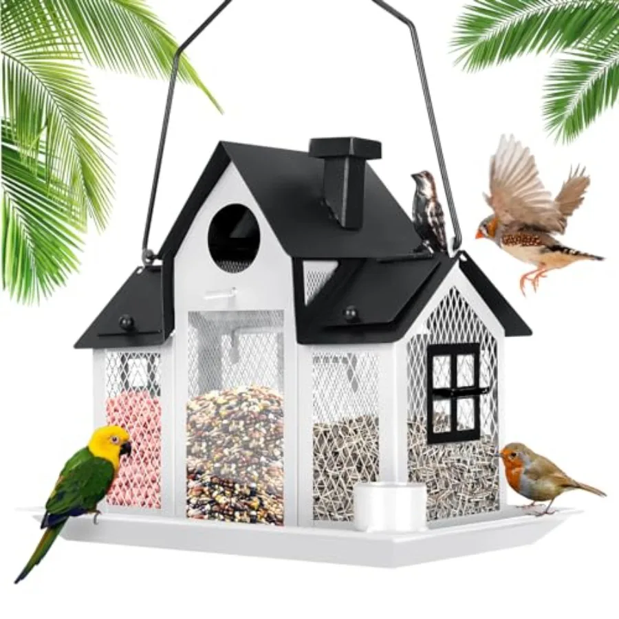 【Spot goods】Solar Bird Feeders House for Outside Hanging Metal Wild Bird Feeder for Outdoors Large Capacity Cardinal Birdfeeder
【Spot goods】Solar Bird Feeders House for Outside Hanging Metal Wild Bird Feeder for Outdoors Large Capacity Cardinal Birdfeeder