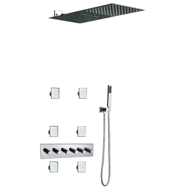 Concealed shower shower set Flying rain waterfall wall spray shower high-end hotel villa bed and breakfast special
Concealed shower shower set Flying rain waterfall wall spray shower high-end hotel villa bed and breakfast special
