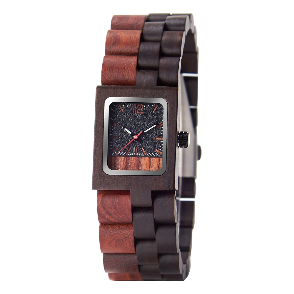 Retro Rectangular Sandalwood Watch Soft Texture Luminous Pointers Simple Quartz Wristwatch for men
Retro Rectangular Sandalwood Watch Soft Texture Luminous Pointers Simple Quartz Wristwatch for men