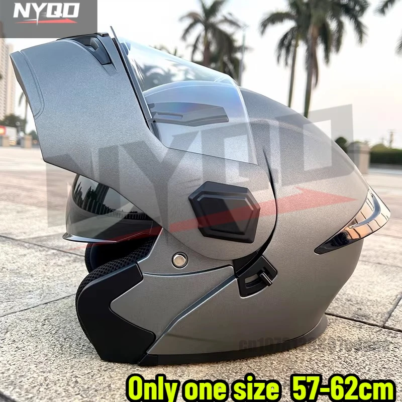 2025 Dual Lens Flip Up Helmets Motocross Racing Modular Cascos Para Moto Men Women Fashion Full Face Motorcycle Helmet
2025 Dual Lens Flip Up Helmets Motocross Racing Modular Cascos Para Moto Men Women Fashion Full Face Motorcycle Helmet