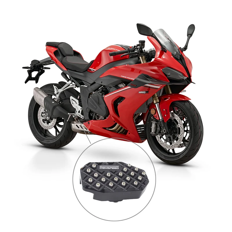 SEMSPEED CNC Motorcycle Racing Rear Brake Booster Pedal Upgrade For QJmotor SRK 800RR/800RS SRK 600RR Foot Brake Seat Extender
SEMSPEED CNC Motorcycle Racing Rear Brake Booster Pedal Upgrade For QJmotor SRK 800RR/800RS SRK 600RR Foot Brake Seat Extender