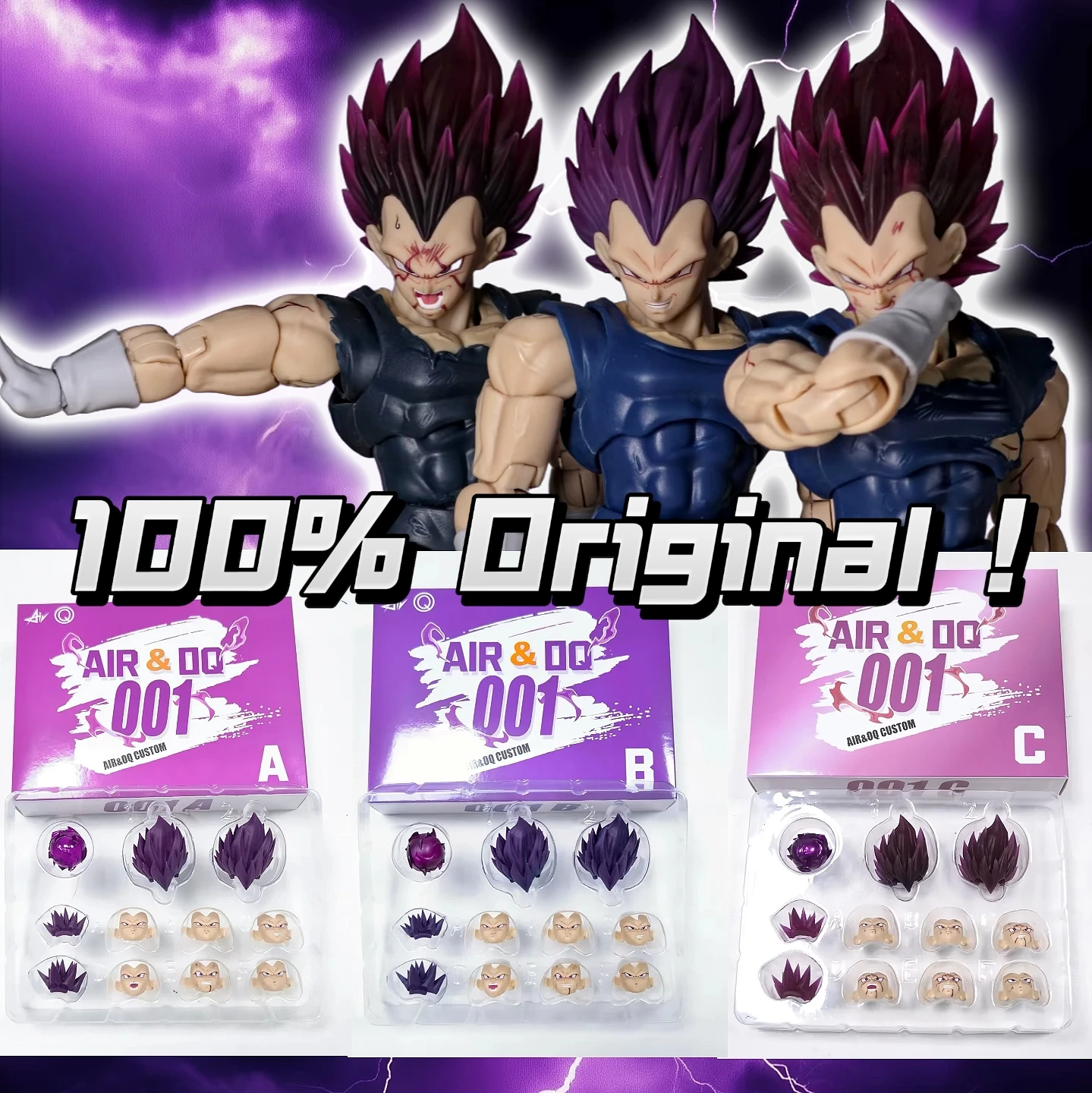 In Stock Air&OQ Studio Dragon Ball Shf Super Saiyan SSJ Majin Vegeta Head Accessories Vegeta Action Figure Heads Kit Model Toy
In Stock Air&OQ Studio Dragon Ball Shf Super Saiyan SSJ Majin Vegeta Head Accessories Vegeta Action Figure Heads Kit Model Toy