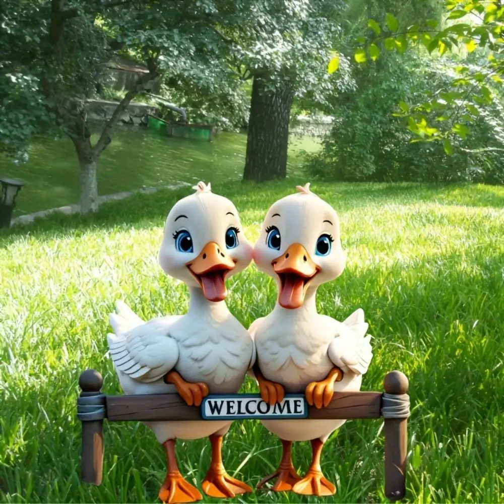 Garden Decoration Acrylic Duck Garden Pile 2D Cute Garden Stake Cartoon Waterproof Animal Mini Figurine Home
Garden Decoration Acrylic Duck Garden Pile 2D Cute Garden Stake Cartoon Waterproof Animal Mini Figurine Home