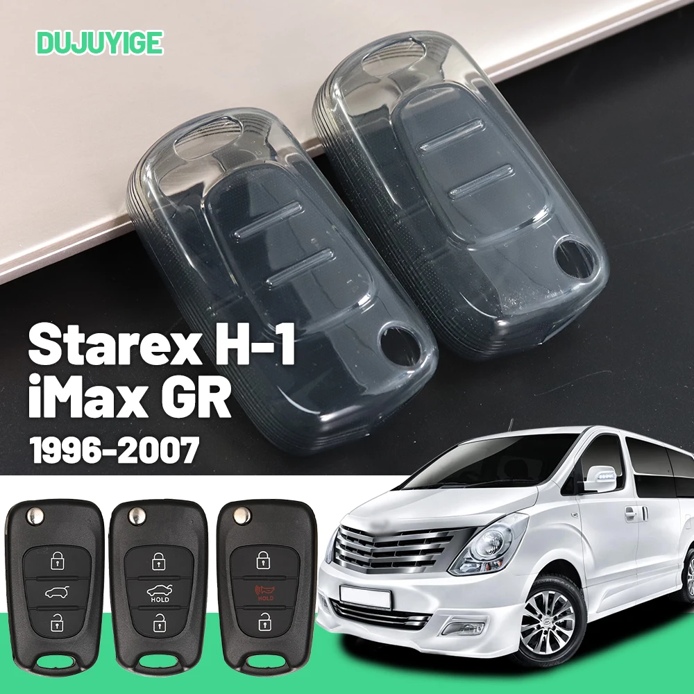 Clear TPU Car Key Case For Hyundai Starex H-1 iMax GR 1996-2007 Key Fob Cover Protector Shell Auto Accessories 2000 2001 2002
Clear TPU Car Key Case For Hyundai Starex H-1 iMax GR 1996-2007 Key Fob Cover Protector Shell Auto Accessories 2000 2001 2002