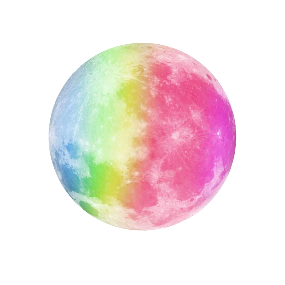 30 Cm Luminous Moon Wall Sticker Decorative Decals PVC for Bedroom Children's Rainbow Shaped Stickers Round Mural
30 Cm Luminous Moon Wall Sticker Decorative Decals PVC for Bedroom Children's Rainbow Shaped Stickers Round Mural