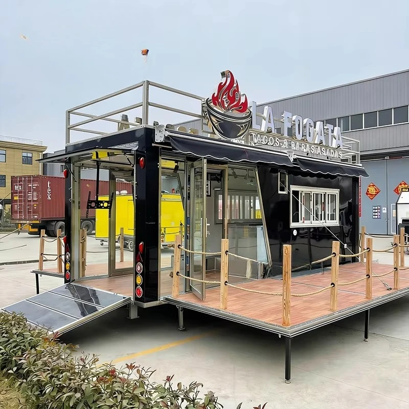 Mobile Coffee Bar & Restaurant Trailer with Full Kitchen for Pizza, Hot Dog & Ice Cream Vending
Mobile Coffee Bar & Restaurant Trailer with Full Kitchen for Pizza, Hot Dog & Ice Cream Vending