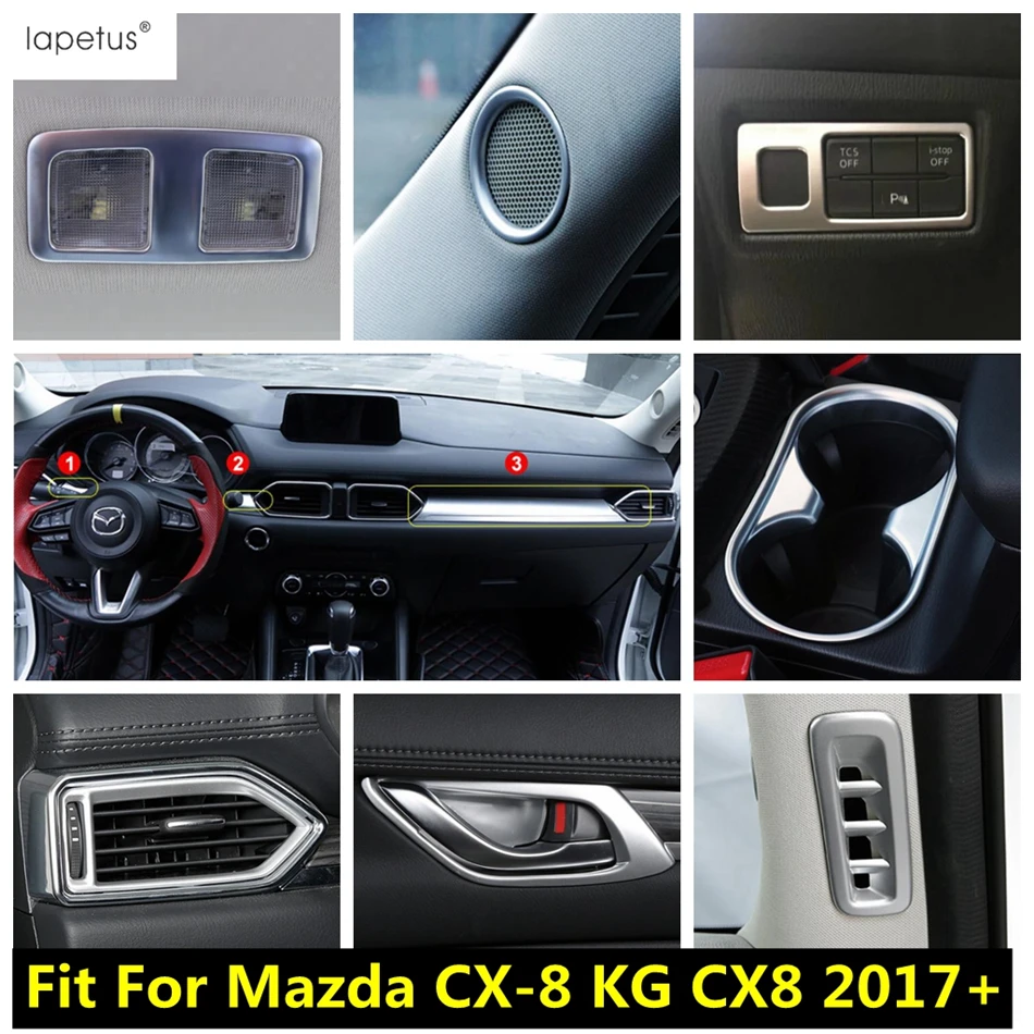 Head Light / Window Lift / Water Cup Panel / Handle Bowl Cover Trim For Mazda CX-8 KG CX8 2017 - 2021 Matte Accessories Interior
Head Light / Window Lift / Water Cup Panel / Handle Bowl Cover Trim For Mazda CX-8 KG CX8 2017 - 2021 Matte Accessories Interior