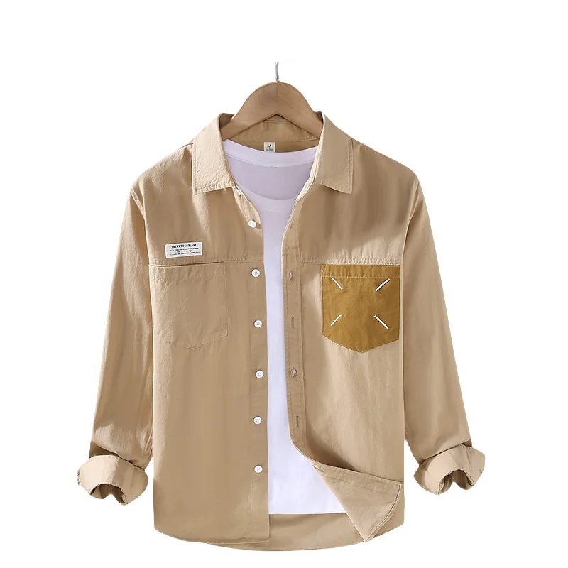 Рубашка, осень 2023, новая мужская модная деловая хлопковая повседневная трендовая однотонная вельветовая рубашка с длинными рукавами в британском стиле
Рубашка, осень 2023, новая мужская модная деловая хлопковая повседневная трендовая однотонная вельветовая рубашка с длинными рукавами в британском стиле