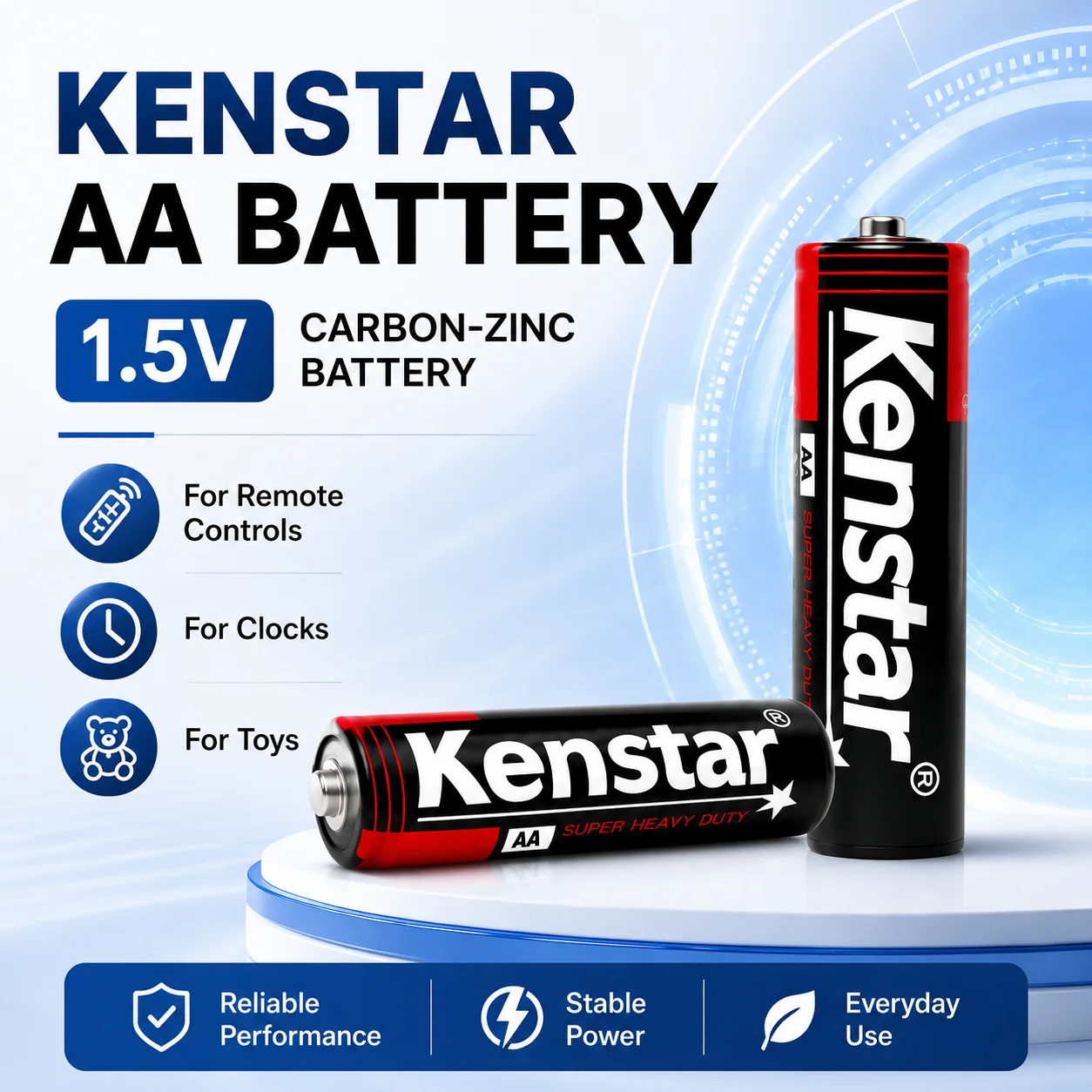 4PCS AA 1.5V Carbon Zinc Disposable Battery for Mouse Keyboard Remote Clock Toy Flashlight Calculator
4PCS AA 1.5V Carbon Zinc Disposable Battery for Mouse Keyboard Remote Clock Toy Flashlight Calculator