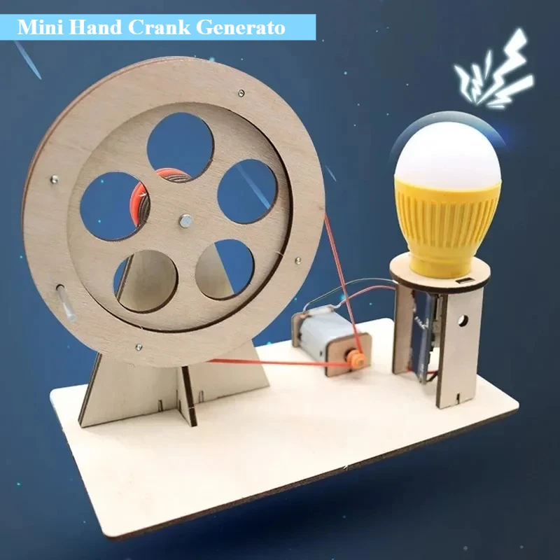 Mini Hand Crank Generator DIY Science Experiment Kit Education Model Toy for Children Gift Toy Project Indoor Handicrafts Extend
Mini Hand Crank Generator DIY Science Experiment Kit Education Model Toy for Children Gift Toy Project Indoor Handicrafts Extend