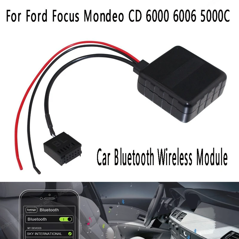 AU04-Автомобильный Bluetooth беспроводной модуль радио Aux кабель адаптер с фильтром Аудио вход для Ford Focus Mondeo CD 6000 6006 5000C
AU04-Автомобильный Bluetooth беспроводной модуль радио Aux кабель адаптер с фильтром Аудио вход для Ford Focus Mondeo CD 6000 6006 5000C