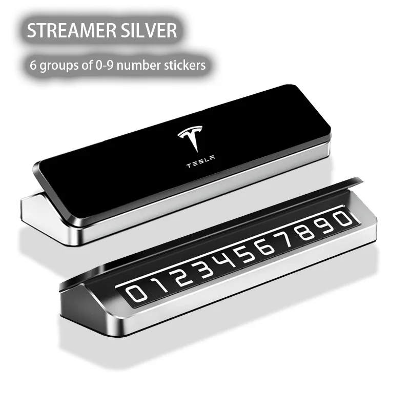 Metal Hidden Noctilucent Car Stop Card Temporary Parking Number Plate For Tesla Model Y Juniper Model 3 X S 2026 Accessories
Metal Hidden Noctilucent Car Stop Card Temporary Parking Number Plate For Tesla Model Y Juniper Model 3 X S 2026 Accessories