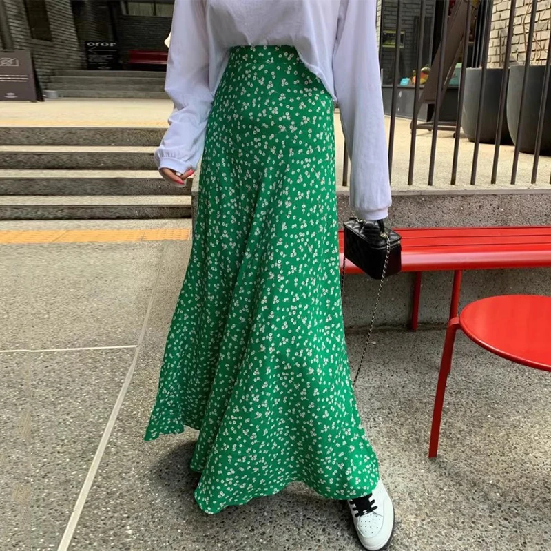 Шикарная юбка трапециевидной формы с высокой талией и цветочным принтом в стиле ретро, весенняя цветная блузка, длинная женская юбка f Body, корейская версия
Шикарная юбка трапециевидной формы с высокой талией и цветочным принтом в стиле ретро, весенняя цветная блузка, длинная женская юбка f Body, корейская версия