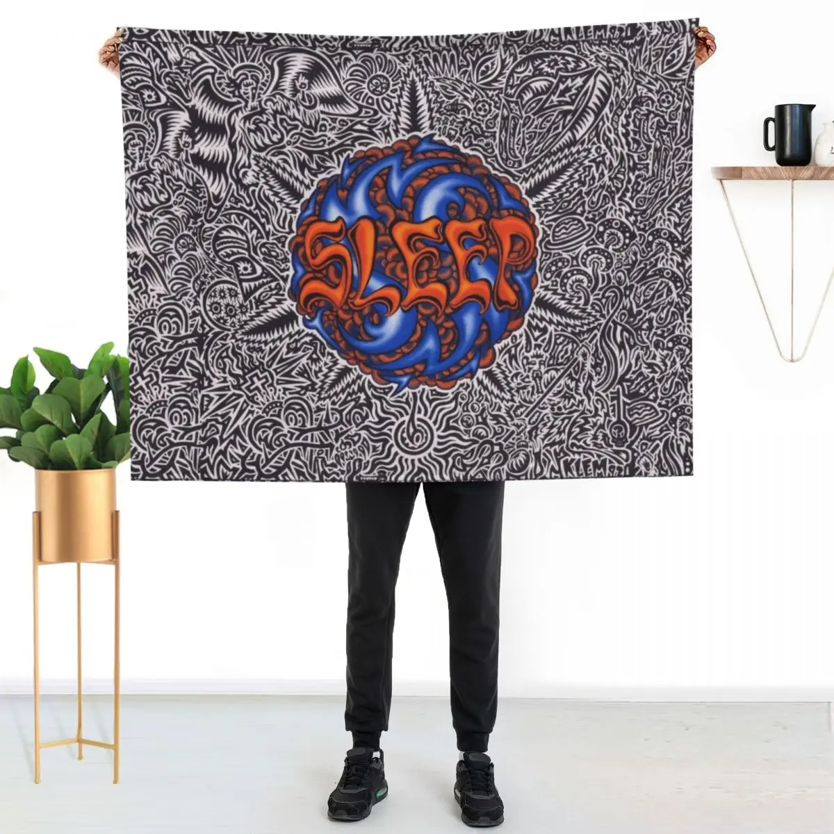SLEEP Wall Tapestry Throw Blanket Lightweight Warm Blanket for Indoor Outdoor Use
SLEEP Wall Tapestry Throw Blanket Lightweight Warm Blanket for Indoor Outdoor Use