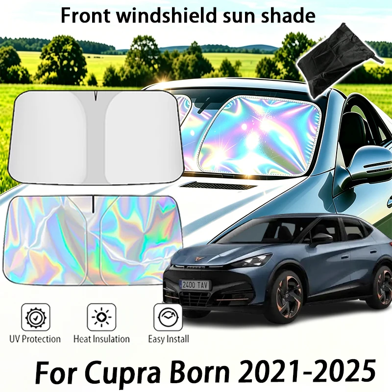 For Cupra Born 2021-2025 Windshield Sun Shade Foldable UV Reflective Front Window Sun Protection Cover Accessories
For Cupra Born 2021-2025 Windshield Sun Shade Foldable UV Reflective Front Window Sun Protection Cover Accessories