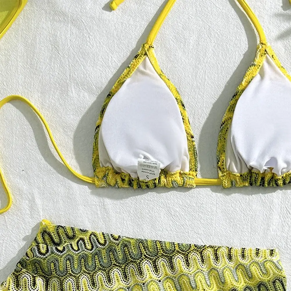 3Pcs/Set Fashion Summer Beach Bikini Brazilian Halter Women Swimsuit Bathing Suit Casual Swimwear Vacation
3Pcs/Set Fashion Summer Beach Bikini Brazilian Halter Women Swimsuit Bathing Suit Casual Swimwear Vacation