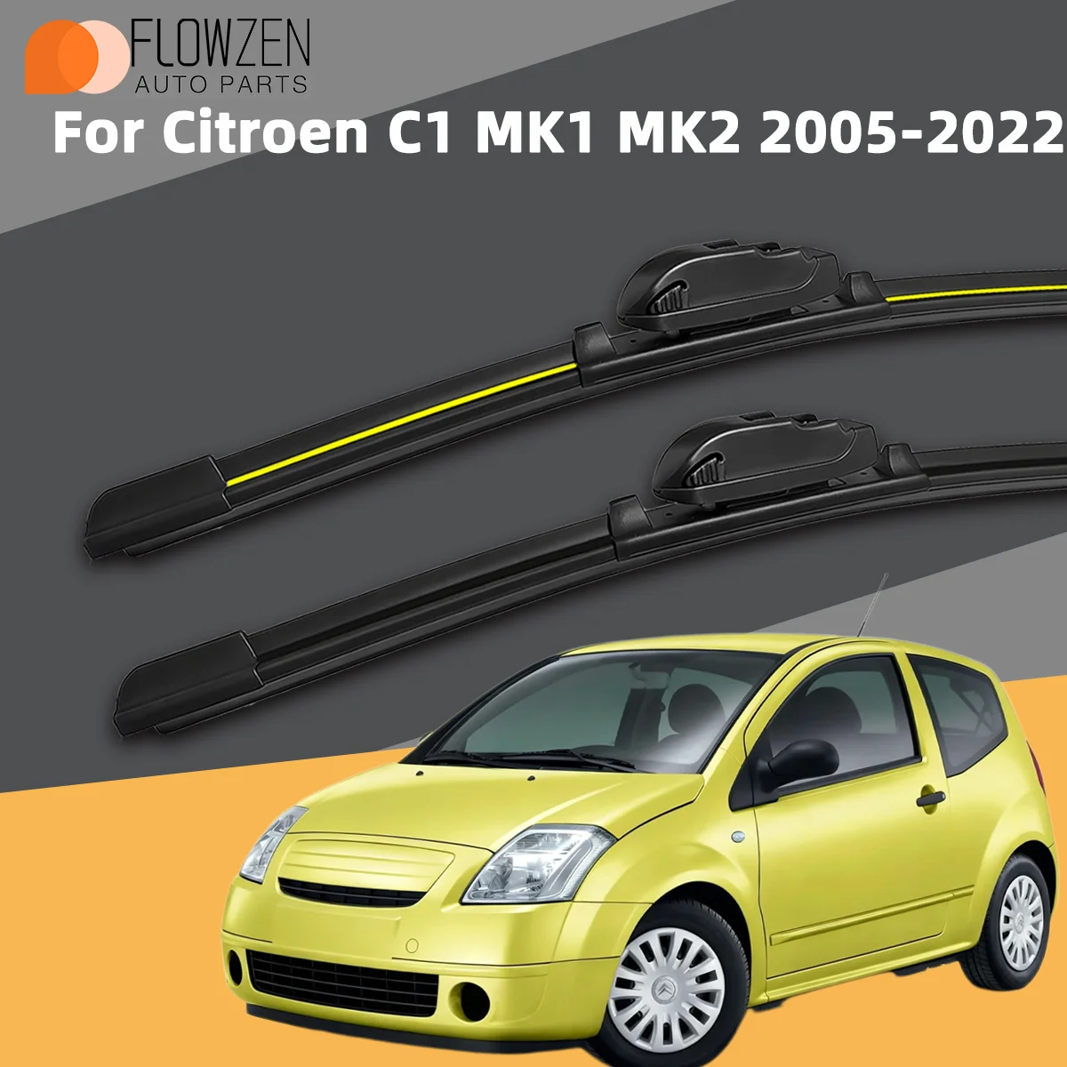 1PC Front Wiper Blades Fit For Citroen C1 MK1 MK2 2005-2022 Car Premium Quiet Streak-Free Long Lasting Auto Accessories 2021
1PC Front Wiper Blades Fit For Citroen C1 MK1 MK2 2005-2022 Car Premium Quiet Streak-Free Long Lasting Auto Accessories 2021
