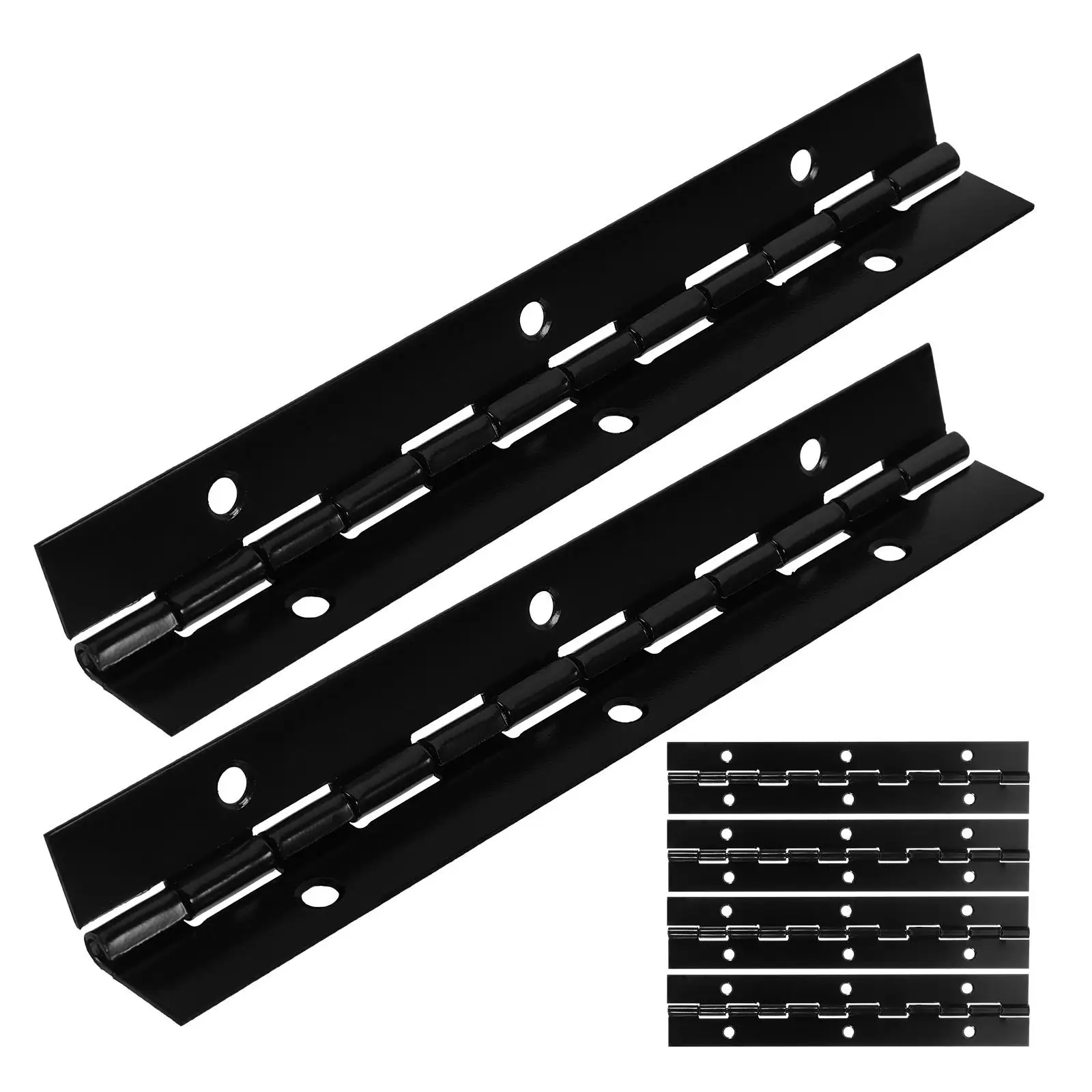 6 Pcs Hinges Long Door Installation Kit Heavy Duty Piano Deck Exterior Cabinet Black Metal Outdoor
6 Pcs Hinges Long Door Installation Kit Heavy Duty Piano Deck Exterior Cabinet Black Metal Outdoor