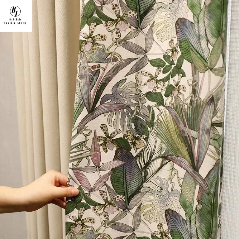 Custom Size!!American Retro Green Printing Stitching Chenille Thickened Elegant Curtains for Living Dining Room Bedroom Decor
Custom Size!!American Retro Green Printing Stitching Chenille Thickened Elegant Curtains for Living Dining Room Bedroom Decor