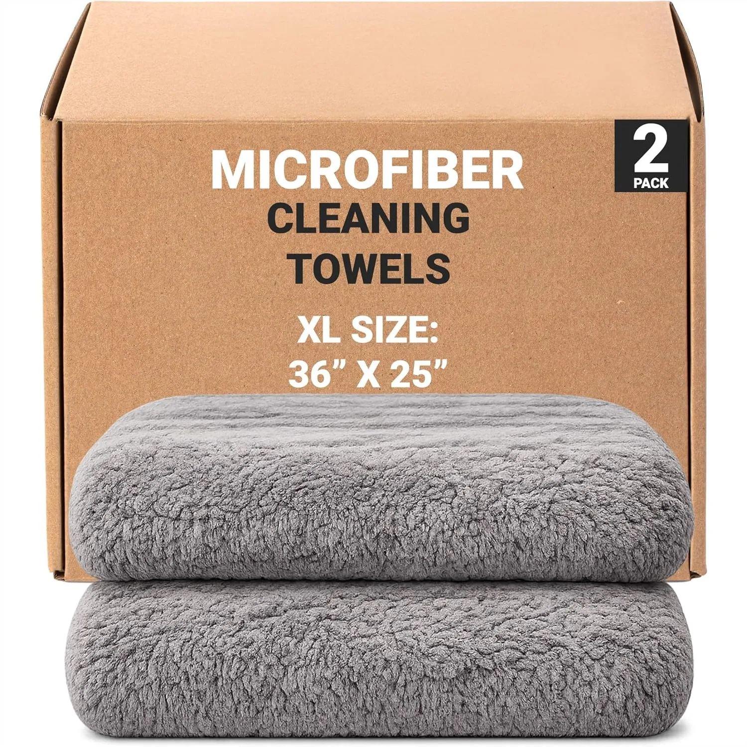 Extra Large Microfiber Towels for Car Drying, Scratch-Free Wash Towels Set of 2 with Maximum Absorbency for Detailing
Extra Large Microfiber Towels for Car Drying, Scratch-Free Wash Towels Set of 2 with Maximum Absorbency for Detailing