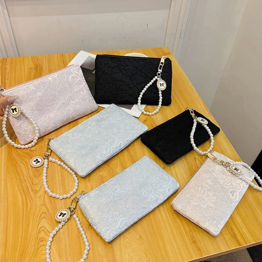 Elegant Large Capacity Women Wallet Pearl Chain Lace Storage Bag Party Bag Girl
Elegant Large Capacity Women Wallet Pearl Chain Lace Storage Bag Party Bag Girl