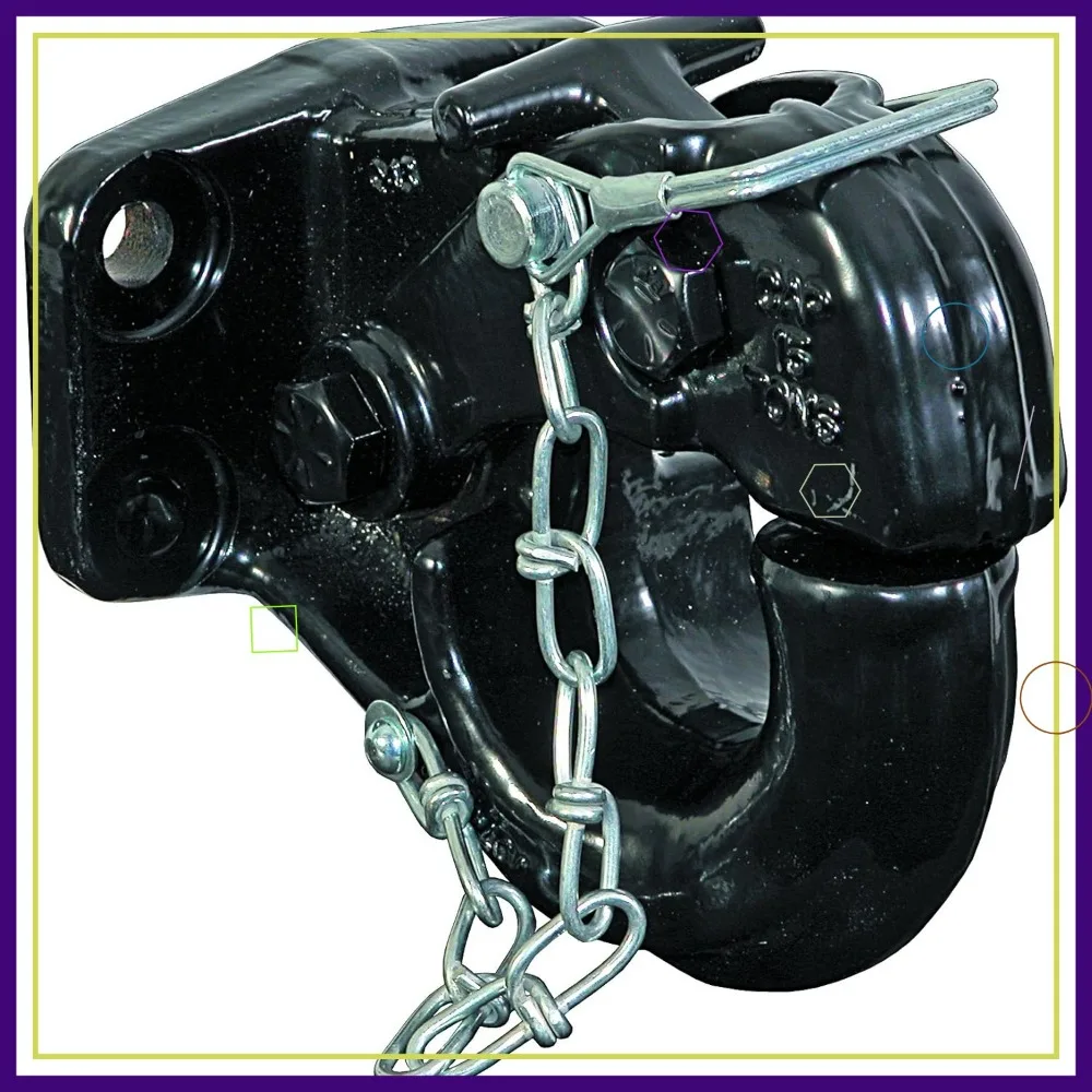 15 Ton Heavy Duty Pintle Hook with Mounting Kit, 30,000 lbs MGTW Capacity for Truck Towing
15 Ton Heavy Duty Pintle Hook with Mounting Kit, 30,000 lbs MGTW Capacity for Truck Towing
