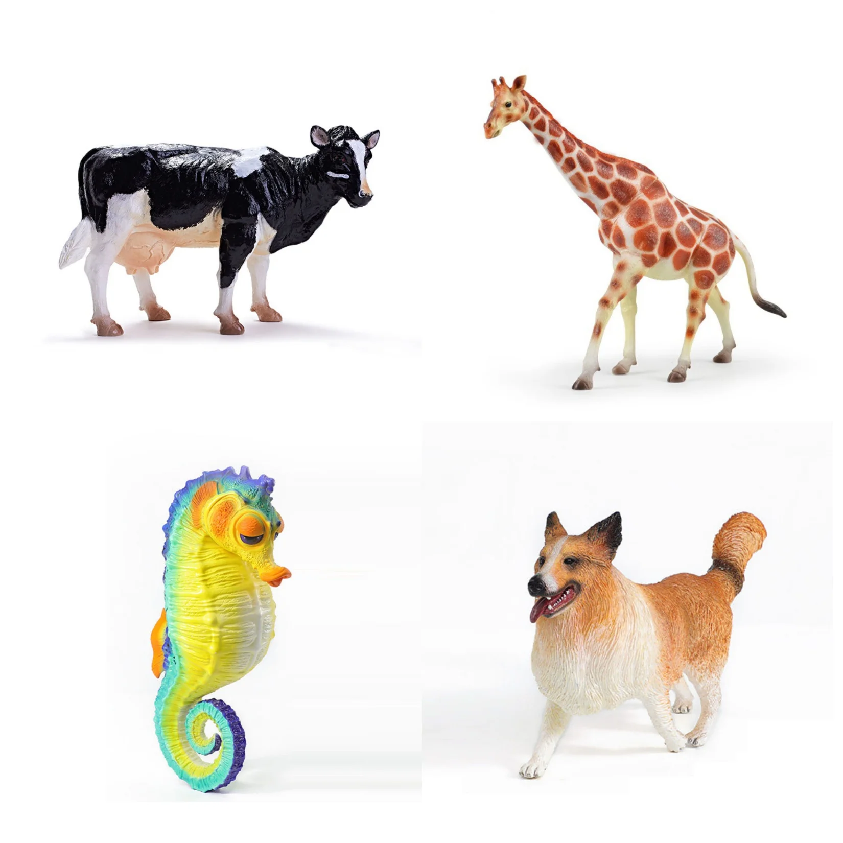 RECUR Wild Animal Model Giraffe Holstein Cow Scottish Collie Color-changing Seahorse Desktop Decoration Gift Photographic Props
RECUR Wild Animal Model Giraffe Holstein Cow Scottish Collie Color-changing Seahorse Desktop Decoration Gift Photographic Props