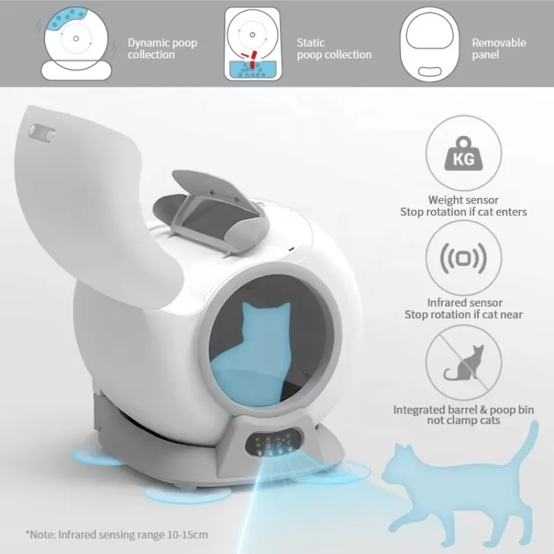 Automatic Litter Box Smart Self Cleaning Cat Poop Litter Toilet Box for Cats
Automatic Litter Box Smart Self Cleaning Cat Poop Litter Toilet Box for Cats