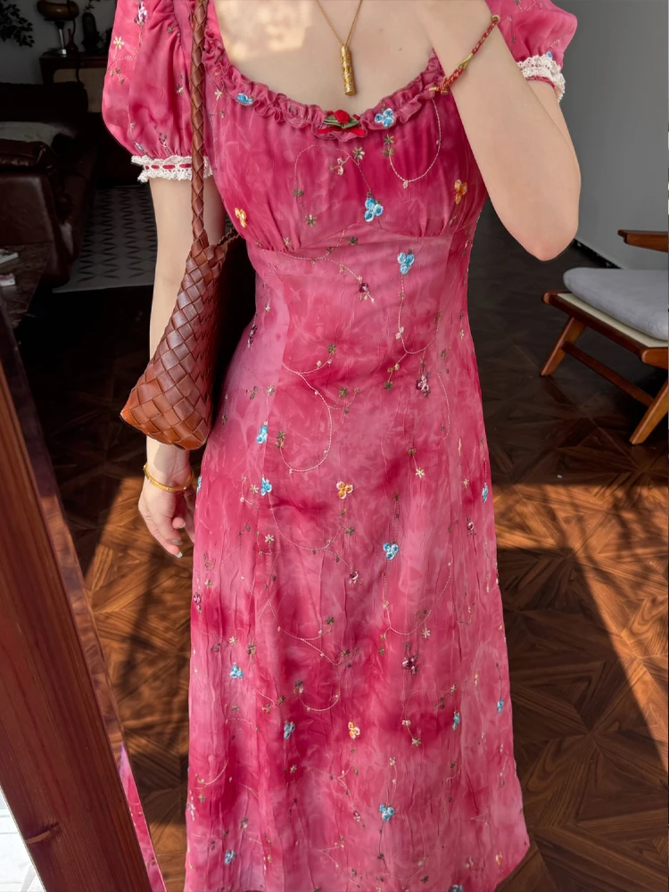 Keni plus Size Pure Desire Floral Print Maxi Dress Women Summer Vacation White Enhancing Floral Collar A-Line Dress
Keni plus Size Pure Desire Floral Print Maxi Dress Women Summer Vacation White Enhancing Floral Collar A-Line Dress