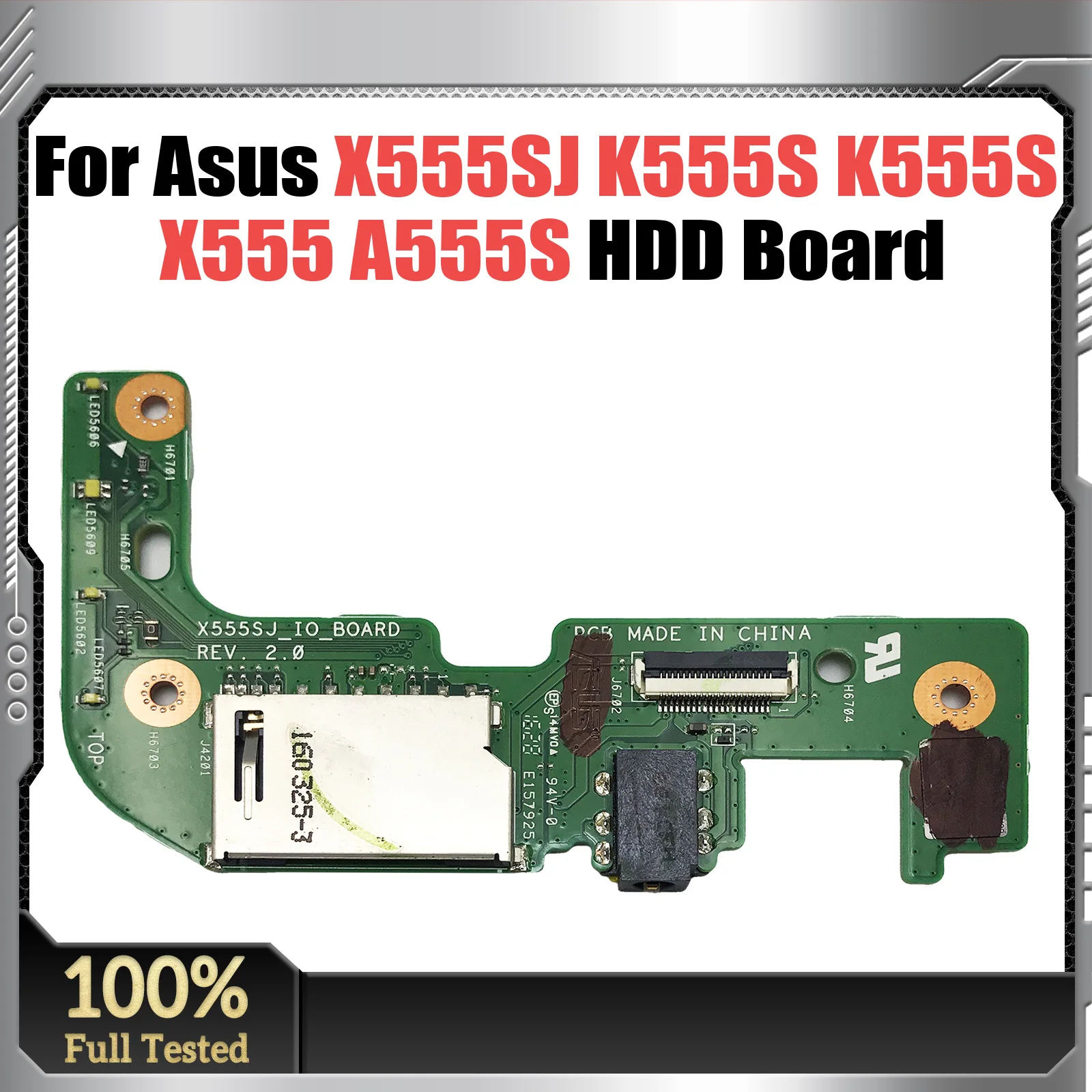 Original X555SJ For Asus X555SJ HDD board K555S K555S X555 A555S Perfect Work 100% Tested
Original X555SJ For Asus X555SJ HDD board K555S K555S X555 A555S Perfect Work 100% Tested
